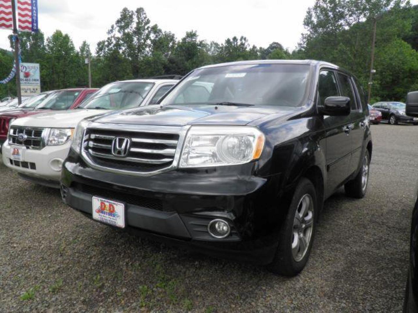 2012 BLACK Honda Pilot EX-L (5FNYF4H68CB) with an 3.5L V6 engine, AT transmission, located at 19521 New George's Creek Rd SW, Barton, MD, 21521, (301) 463-2404, 39.524323, -79.017906 - Photo#0