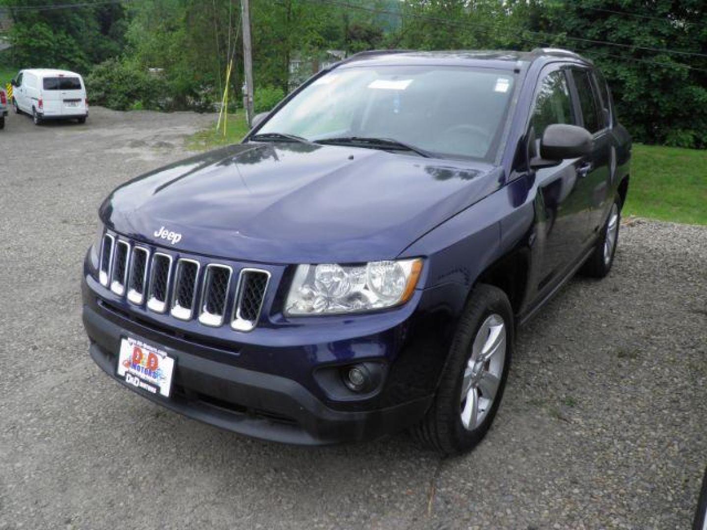 2012 Blue Jeep Compass Sport 4WD (1C4NJDBB2CD) with an 2.4L I4 engine, AT transmission, located at 19521 New George's Creek Rd SW, Barton, MD, 21521, (301) 463-2404, 39.524323, -79.017906 - Photo#0