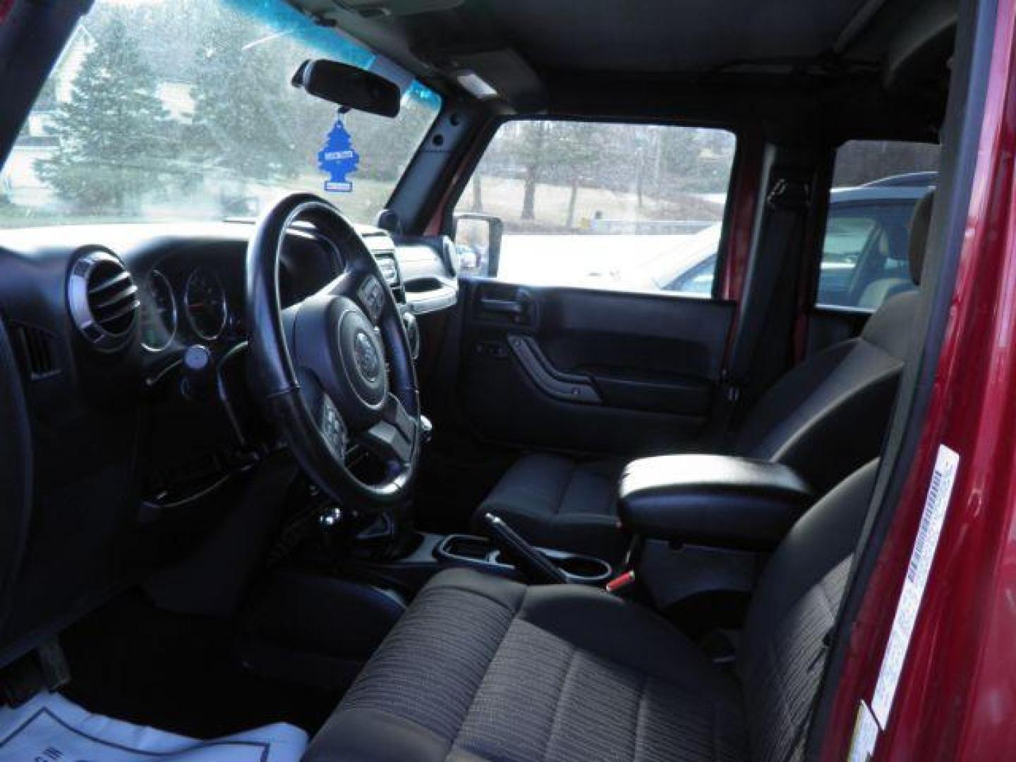 2012 RED Jeep Wrangler Unlimited Sport 4WD (1C4BJWDG6CL) with an 3.6L V6 engine, 6SP transmission, located at 19521 New George's Creek Rd SW, Barton, MD, 21521, (301) 463-2404, 39.524323, -79.017906 - Photo#1
