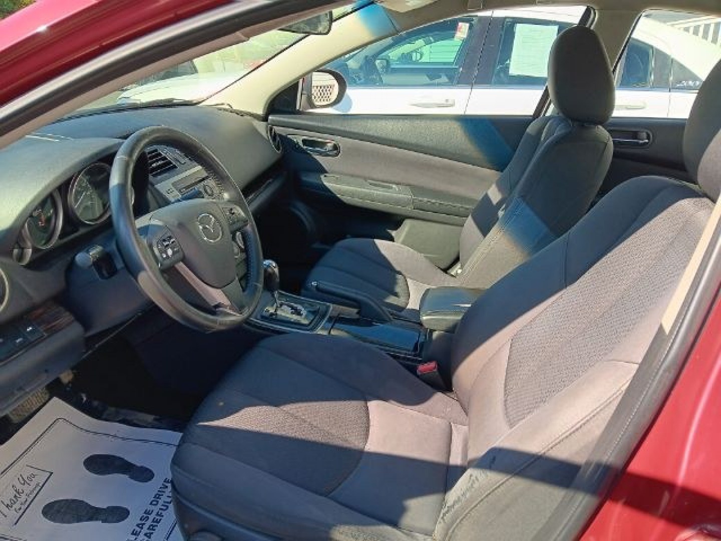 2012 RED Mazda 6 I Touring (1YVHZ8DH4C5) with an 2.5 L4 engine, AT transmission, located at 15520 McMullen Hwy SW, Belair, MD, 21502, (301) 729-3700, 39.581375, -78.846451- Photo#1