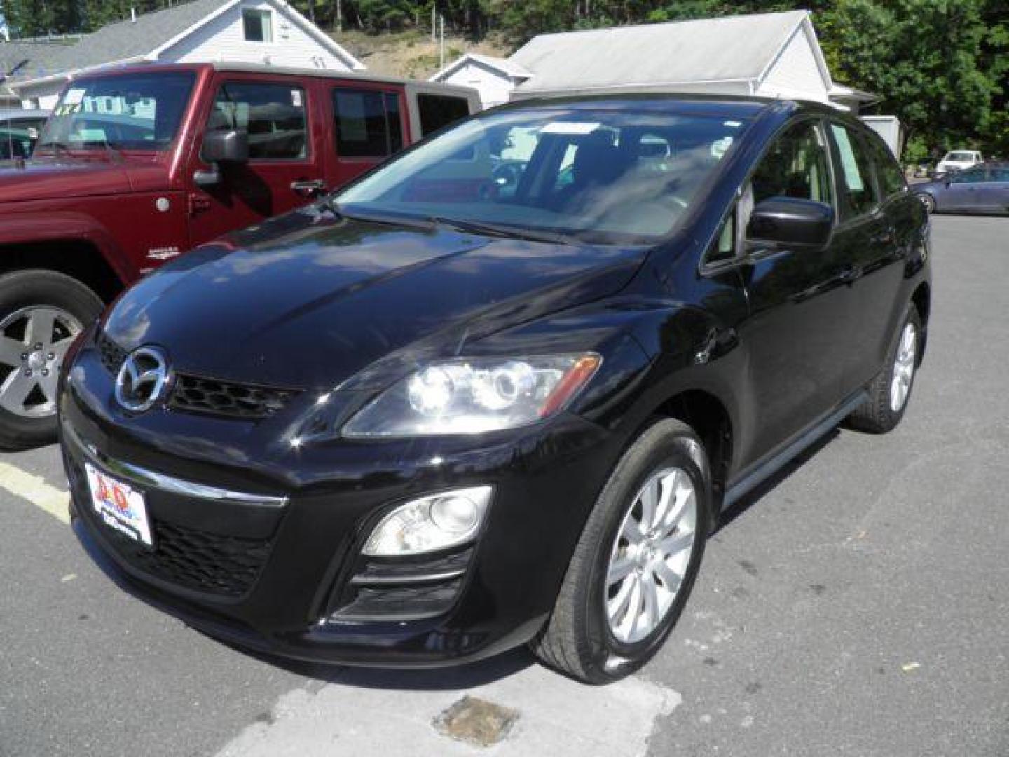 2012 Black Mazda CX-7 i SV (JM3ER2AM6C0) with an 2.5L I4 engine, AT transmission, located at 15520 McMullen Hwy SW, Belair, MD, 21502, (301) 729-3700, 39.581375, -78.846451 - Photo#0