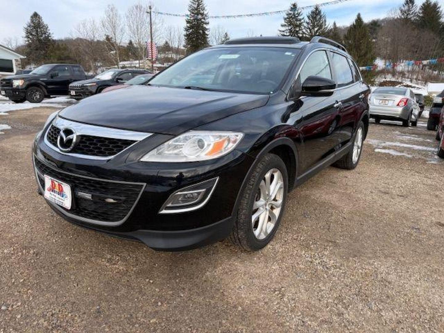 2012 BLACK Mazda CX-9 Grand Touring (JM3TB3DV2C0) with an 3.7L V6 engine, located at 19521 New George's Creek Rd SW, Barton, MD, 21521, (301) 463-2404, 39.524323, -79.017906 - Photo#0