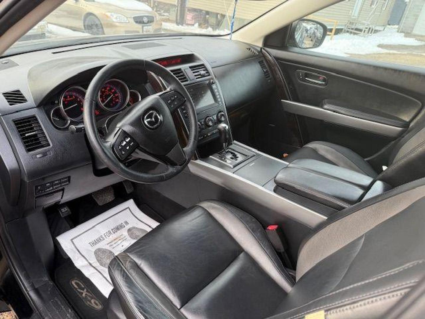 2012 BLACK Mazda CX-9 Grand Touring (JM3TB3DV2C0) with an 3.7L V6 engine, located at 19521 New George's Creek Rd SW, Barton, MD, 21521, (301) 463-2404, 39.524323, -79.017906 - Photo#4