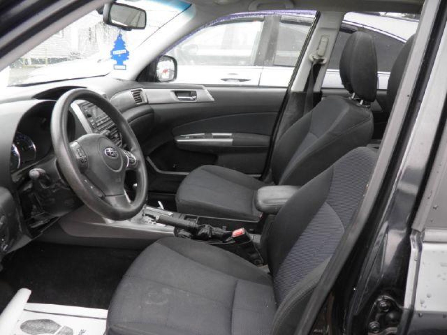 2012 BLACK Subaru Forester 2.5X Premium (JF2SHBDC1CH) with an 2.5 L4 engine, CVT transmission, located at 19521 New George's Creek Rd SW, Barton, MD, 21521, (301) 463-2404, 39.524323, -79.017906- Photo#1