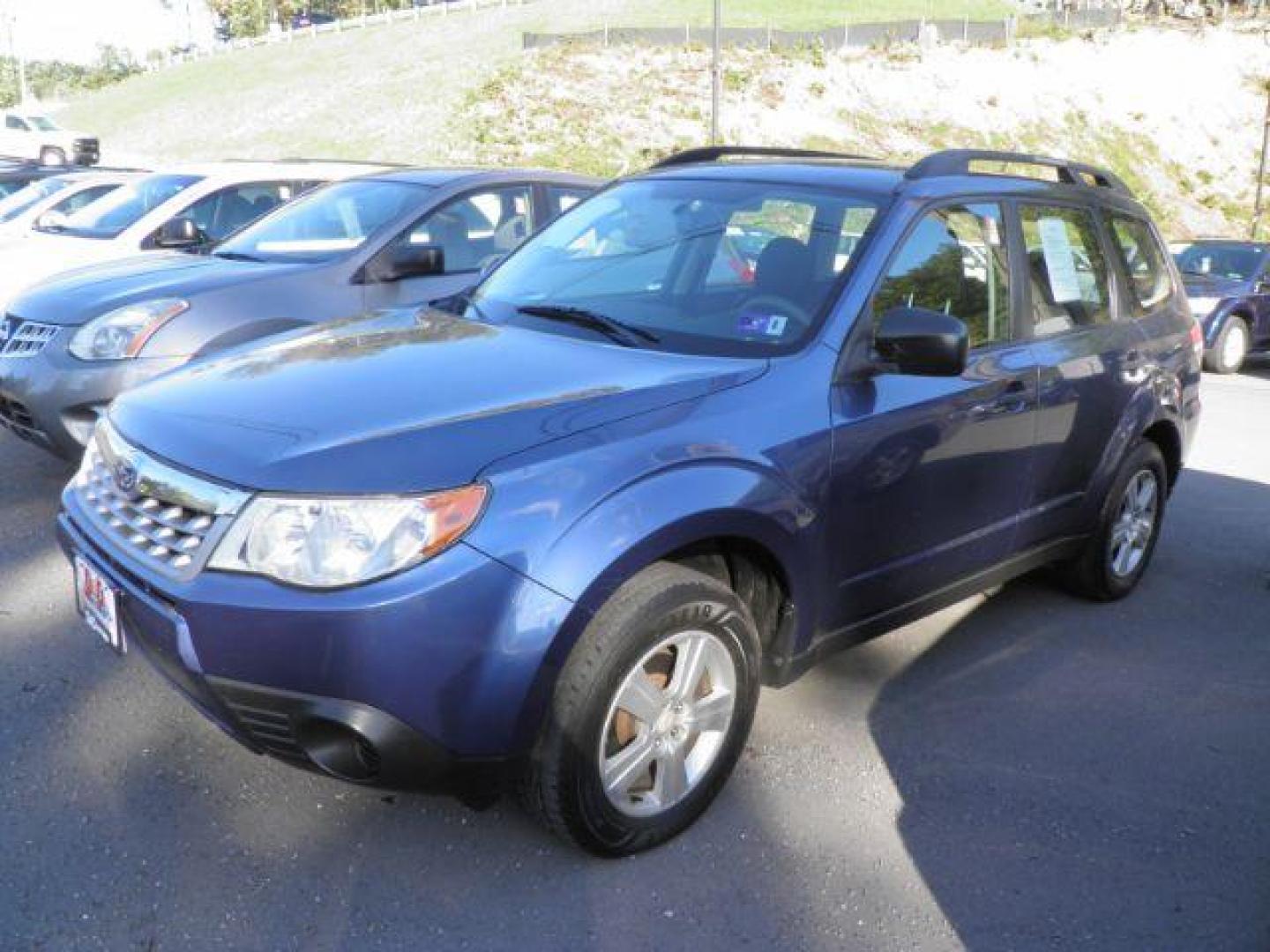 2012 Blue Subaru Forester 2.5X (JF2SHABCXCH) with an 2.5L H4 engine, AT transmission, located at 19521 New George's Creek Rd SW, Barton, MD, 21521, (301) 463-2404, 39.524323, -79.017906 - Photo#0