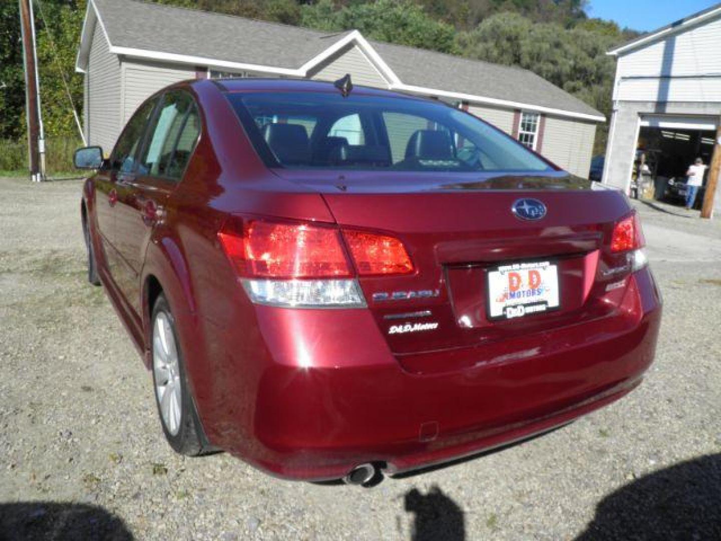 2012 Red Subaru Legacy 2.5i Limited (4S3BMBK60C3) with an 2.5L H4 engine, AT transmission, located at 15520 McMullen Hwy SW, Belair, MD, 21502, (301) 729-3700, 39.581375, -78.846451 - Photo#4
