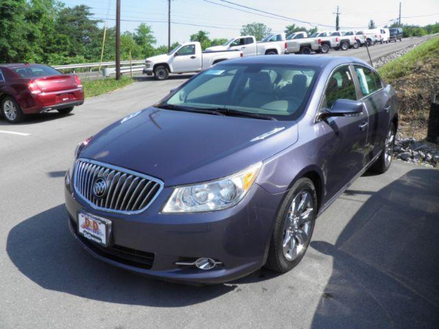 2013 Blue Buick LaCrosse Leather Group (1G4GC5E31DF) with an 2.4L I4 engine, AT transmission, located at 15520 McMullen Hwy SW, Belair, MD, 21502, (301) 729-3700, 39.581375, -78.846451 - Photo#0