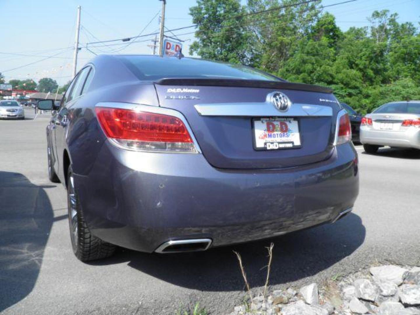 2013 Blue Buick LaCrosse Leather Group (1G4GC5E31DF) with an 2.4L I4 engine, AT transmission, located at 15520 McMullen Hwy SW, Belair, MD, 21502, (301) 729-3700, 39.581375, -78.846451 - Photo#4