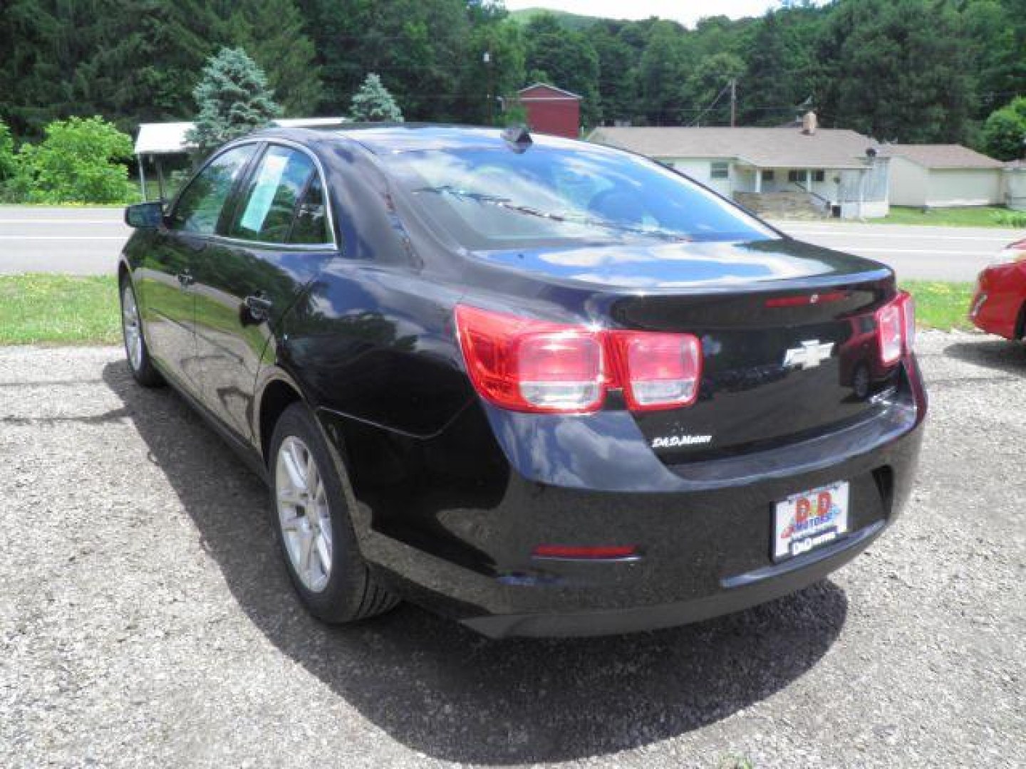 2013 BLACK Chevrolet Malibu 1LT (1G11C5SA7DF) with an 2.5 L4 engine, AT transmission, located at 19521 New George's Creek Rd SW, Barton, MD, 21521, (301) 463-2404, 39.524323, -79.017906- Photo#4