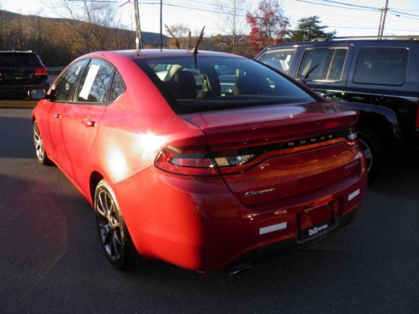 2013 RED DODGE DART SXT (1C3CDFBA4DD) with an 2.0L L4 engine, AT transmission, located at 15520 McMullen Hwy SW, Belair, MD, 21502, (301) 729-3700, 39.581375, -78.846451 - Photo#4