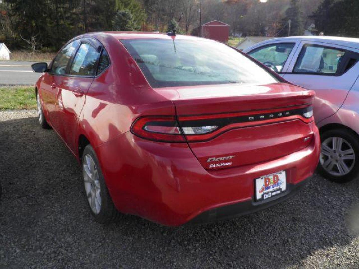 2013 Red Dodge Dart SXT (1C3CDFBA5DD) with an 2.0L I4 engine, AT transmission, located at 19521 New George's Creek Rd SW, Barton, MD, 21521, (301) 463-2404, 39.524323, -79.017906 - Photo#4