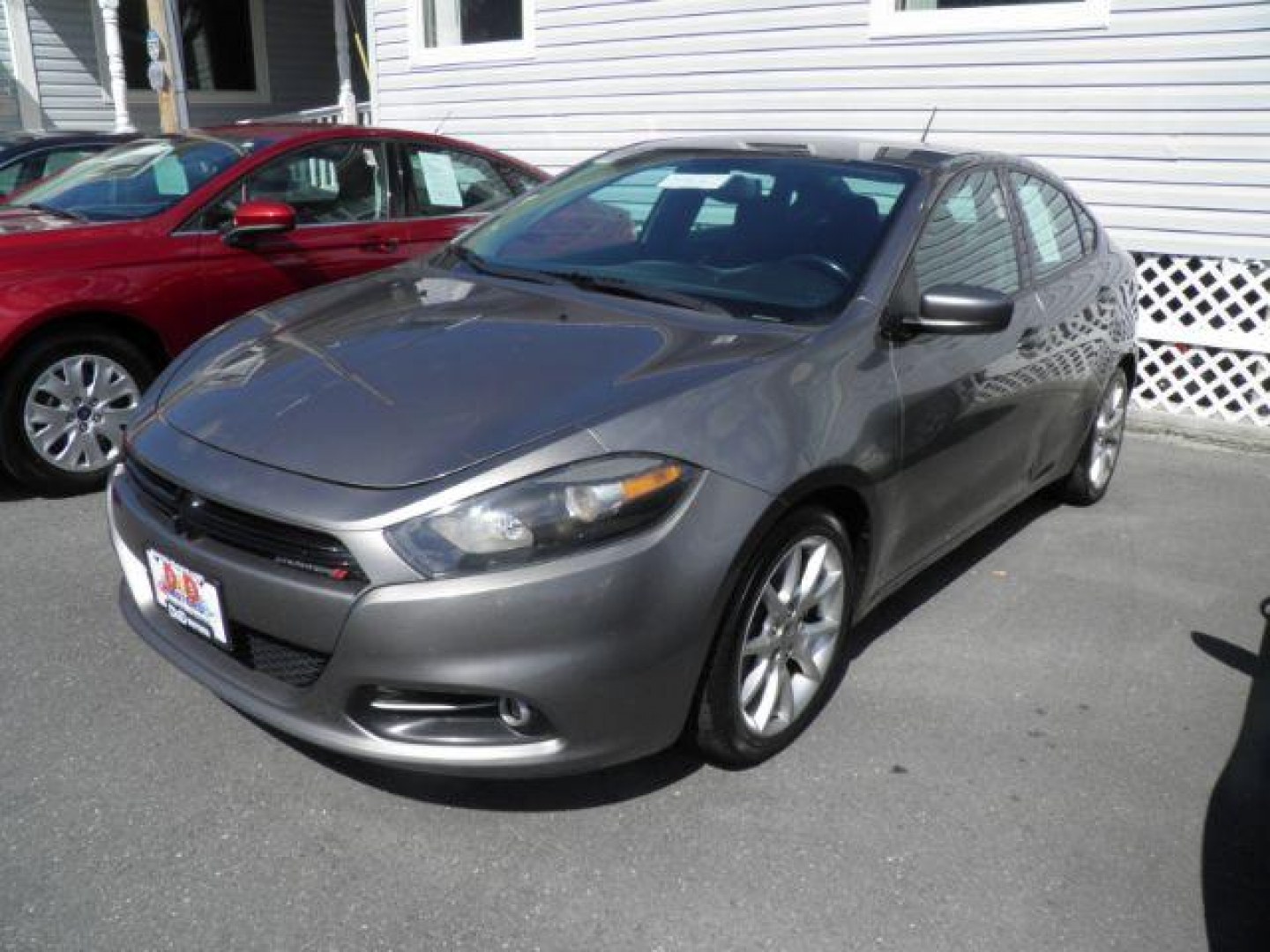 2013 Gray Dodge Dart SXT (1C3CDFBA4DD) with an 2.0L L4 engine, AT transmission, located at 19521 New George's Creek Rd SW, Barton, MD, 21521, (301) 463-2404, 39.524323, -79.017906- Photo#0