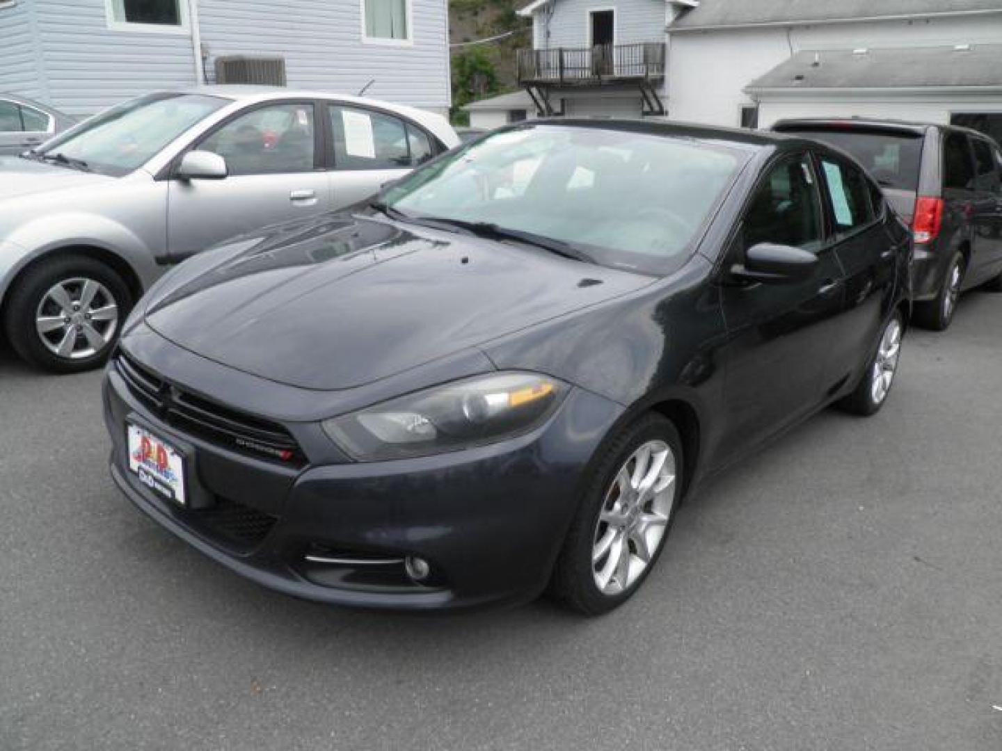 2013 Gray Dodge Dart SXT (1C3CDFBAXDD) with an 2.4L I4 engine, AT transmission, located at 15520 McMullen Hwy SW, Belair, MD, 21502, (301) 729-3700, 39.581375, -78.846451 - Photo#0