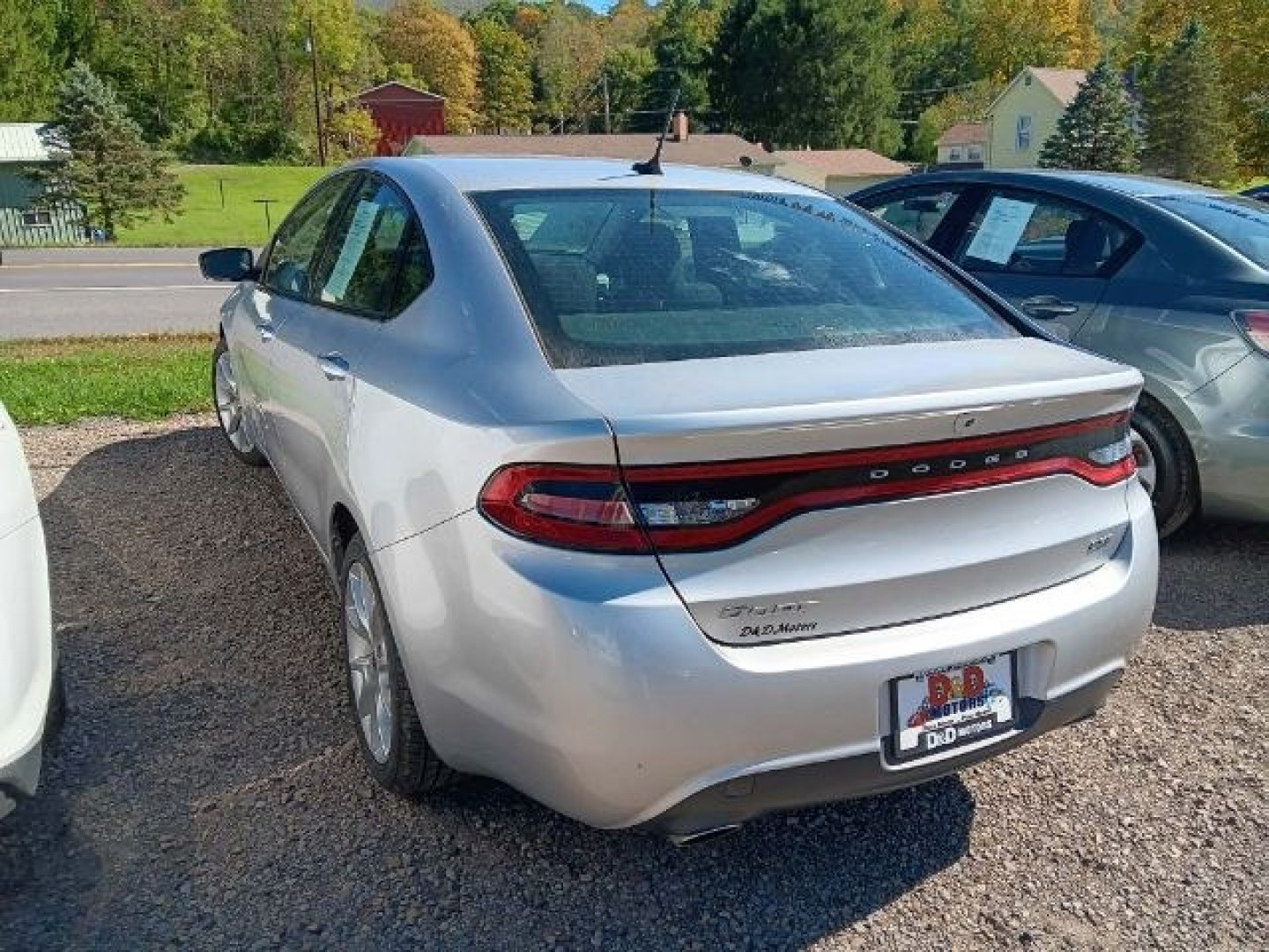 2013 SILVER Dodge Dart SXT (1C3CDFBA8DD) with an 2.4L L4 engine, AT transmission, located at 19521 New George's Creek Rd SW, Barton, MD, 21521, (301) 463-2404, 39.524323, -79.017906- Photo#3