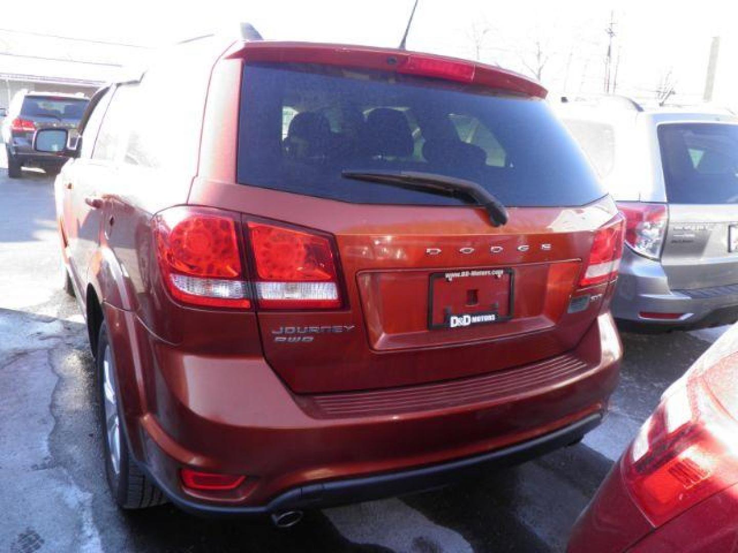 2013 Orange Dodge Journey SXT (3C4PDDBG2DT) with an 3.6L V6 engine, AT transmission, located at 15520 McMullen Hwy SW, Belair, MD, 21502, (301) 729-3700, 39.581375, -78.846451 - Photo#6
