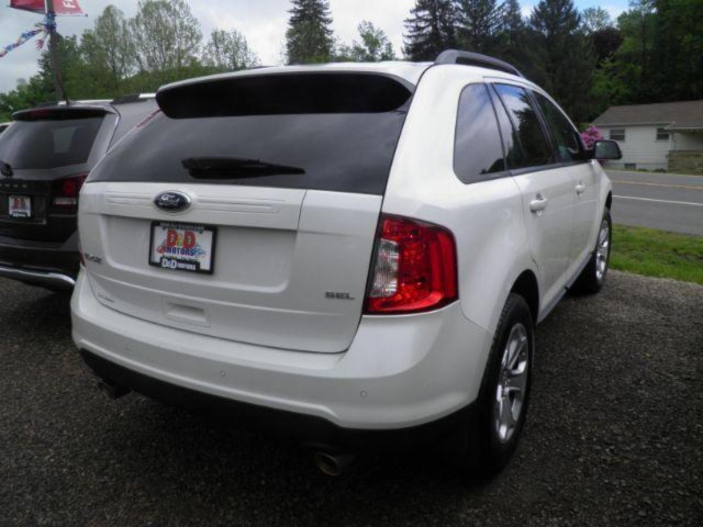 2013 White Ford Edge SEL (2FMDK3JC4DB) with an 3.5L V6 engine, AT transmission, located at 19521 New George's Creek Rd SW, Barton, MD, 21521, (301) 463-2404, 39.524323, -79.017906 - Photo#5