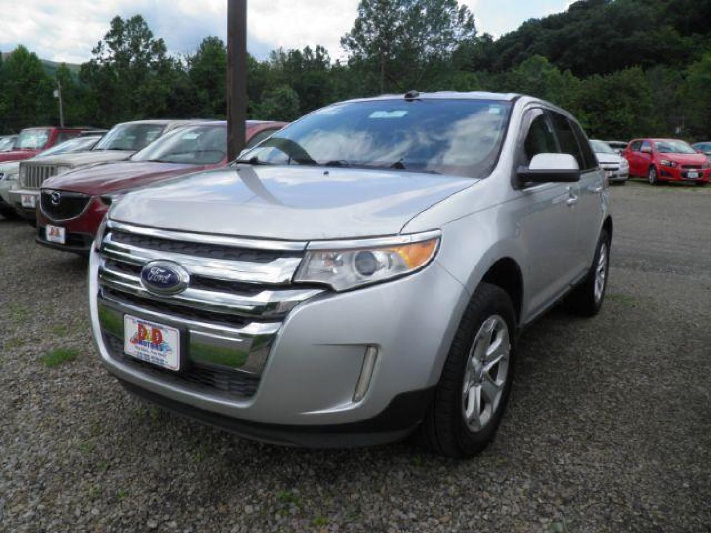 2013 Silver Ford Edge SEL (2FMDK4JC7DB) with an 3.5L V6 engine, AT transmission, located at 19521 New George's Creek Rd SW, Barton, MD, 21521, (301) 463-2404, 39.524323, -79.017906 - Photo#0