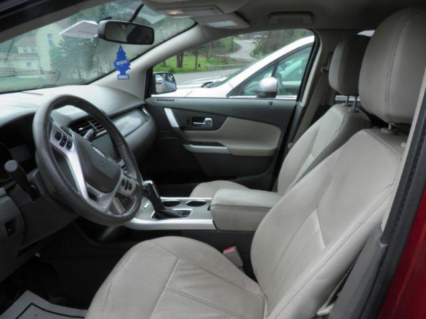 2013 RED Ford Edge SEL (2FMDK4JC6DB) with an 3.5L V6 engine, AT transmission, located at 19521 New George's Creek Rd SW, Barton, MD, 21521, (301) 463-2404, 39.524323, -79.017906- Photo#1