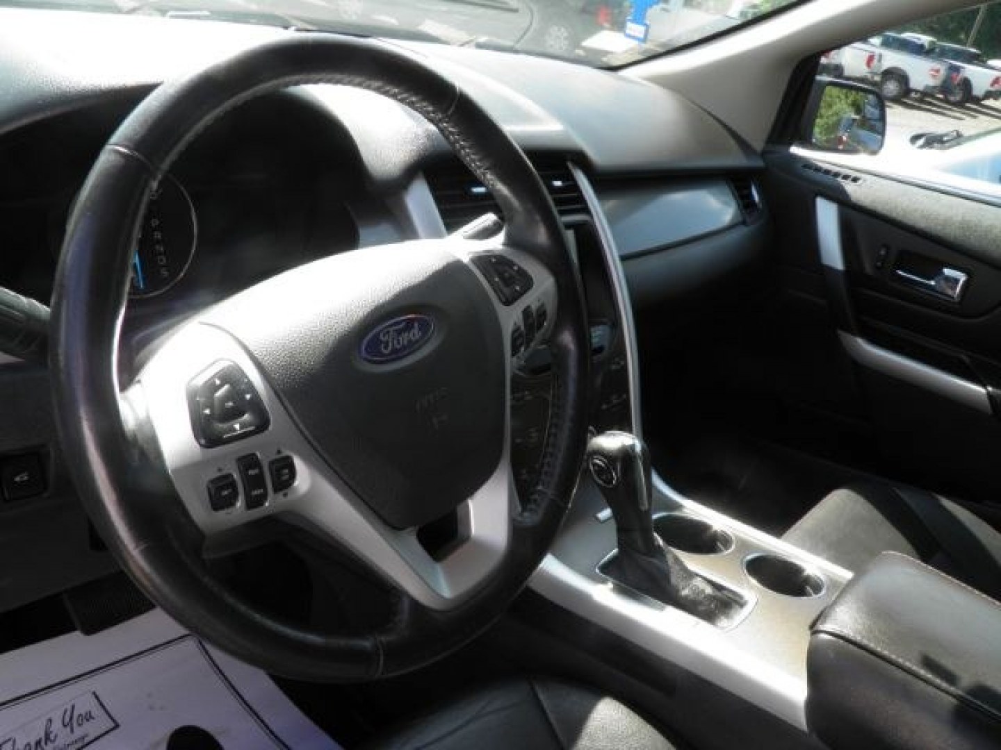2013 BLACK Ford Edge SEL (2FMDK4JC2DB) with an 3.5L V6 engine, AT transmission, located at 19521 New George's Creek Rd SW, Barton, MD, 21521, (301) 463-2404, 39.524323, -79.017906- Photo#2