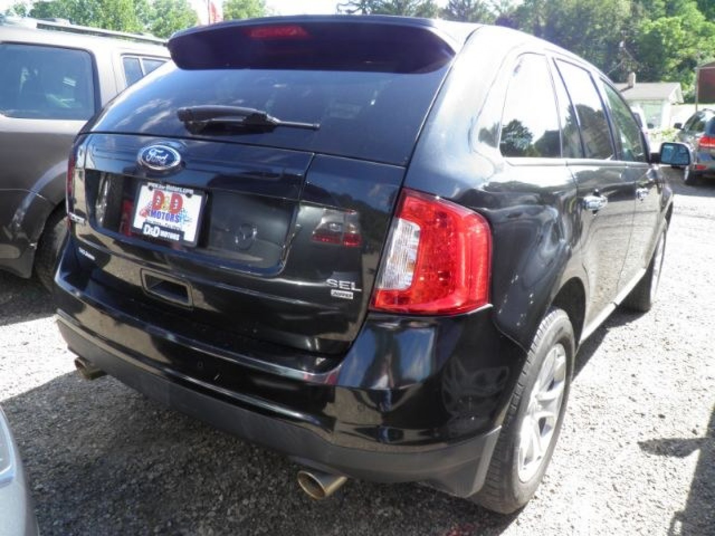 2013 BLACK Ford Edge SEL (2FMDK4JC2DB) with an 3.5L V6 engine, AT transmission, located at 19521 New George's Creek Rd SW, Barton, MD, 21521, (301) 463-2404, 39.524323, -79.017906- Photo#5