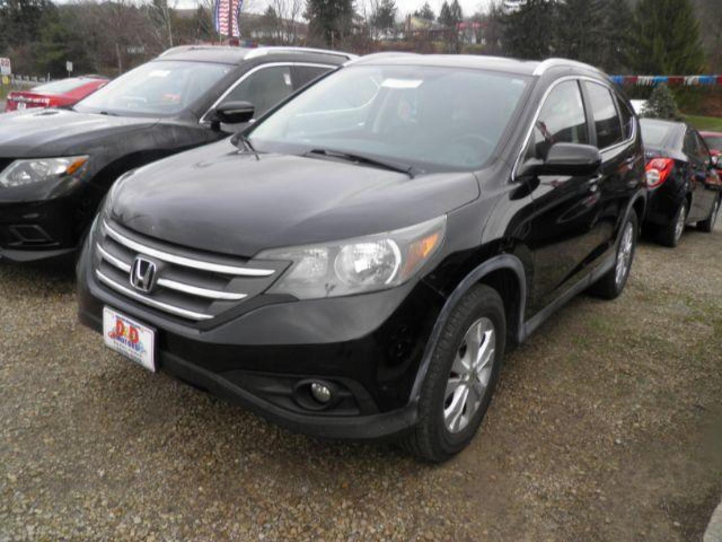 2013 BLACK Honda CR-V EX-L (2HKRM4H77DH) with an 2.4L L4 engine, AT transmission, located at 19521 New George's Creek Rd SW, Barton, MD, 21521, (301) 463-2404, 39.524323, -79.017906 - Photo#0