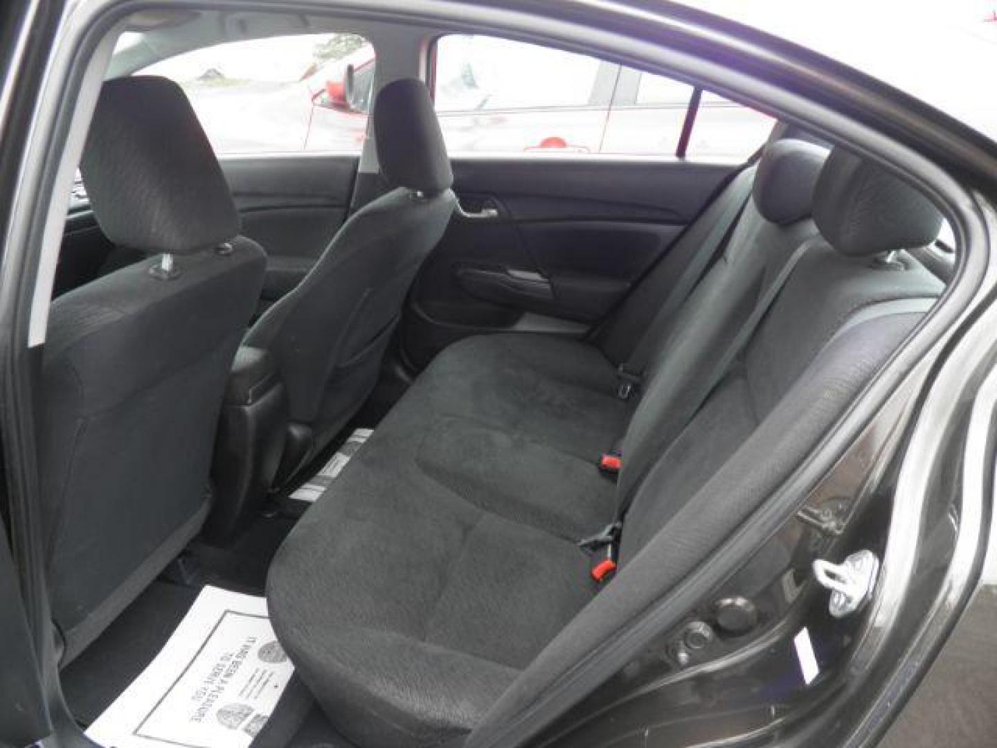 2013 Black Honda Civic LX (19XFB2F5XDE) with an 1.8L I4 engine, AT transmission, located at 19521 New George's Creek Rd SW, Barton, MD, 21521, (301) 463-2404, 39.524323, -79.017906 - Photo#3