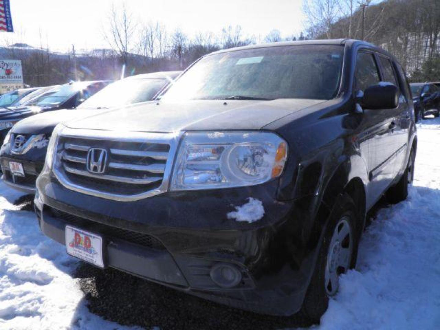 2013 BLACK Honda Pilot LX 4WD 5-Spd AT (5FNYF4H21DB) with an 3.5L V6 engine, AT transmission, located at 15520 McMullen Hwy SW, Belair, MD, 21502, (301) 729-3700, 39.581375, -78.846451 - Photo#0