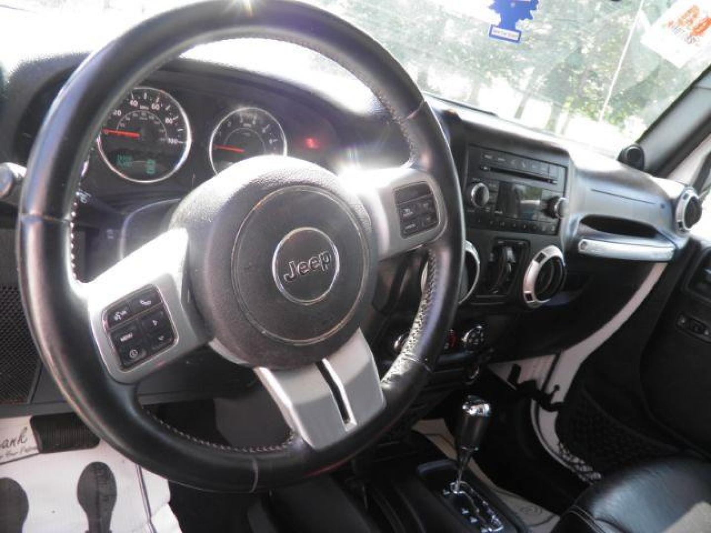 2013 White Jeep Wrangler Unlimited Freedom Edition (1C4BJWDG2DL) with an 3.6L V6 engine, AT transmission, located at 15520 McMullen Hwy SW, Belair, MD, 21502, (301) 729-3700, 39.581375, -78.846451 - Photo#2