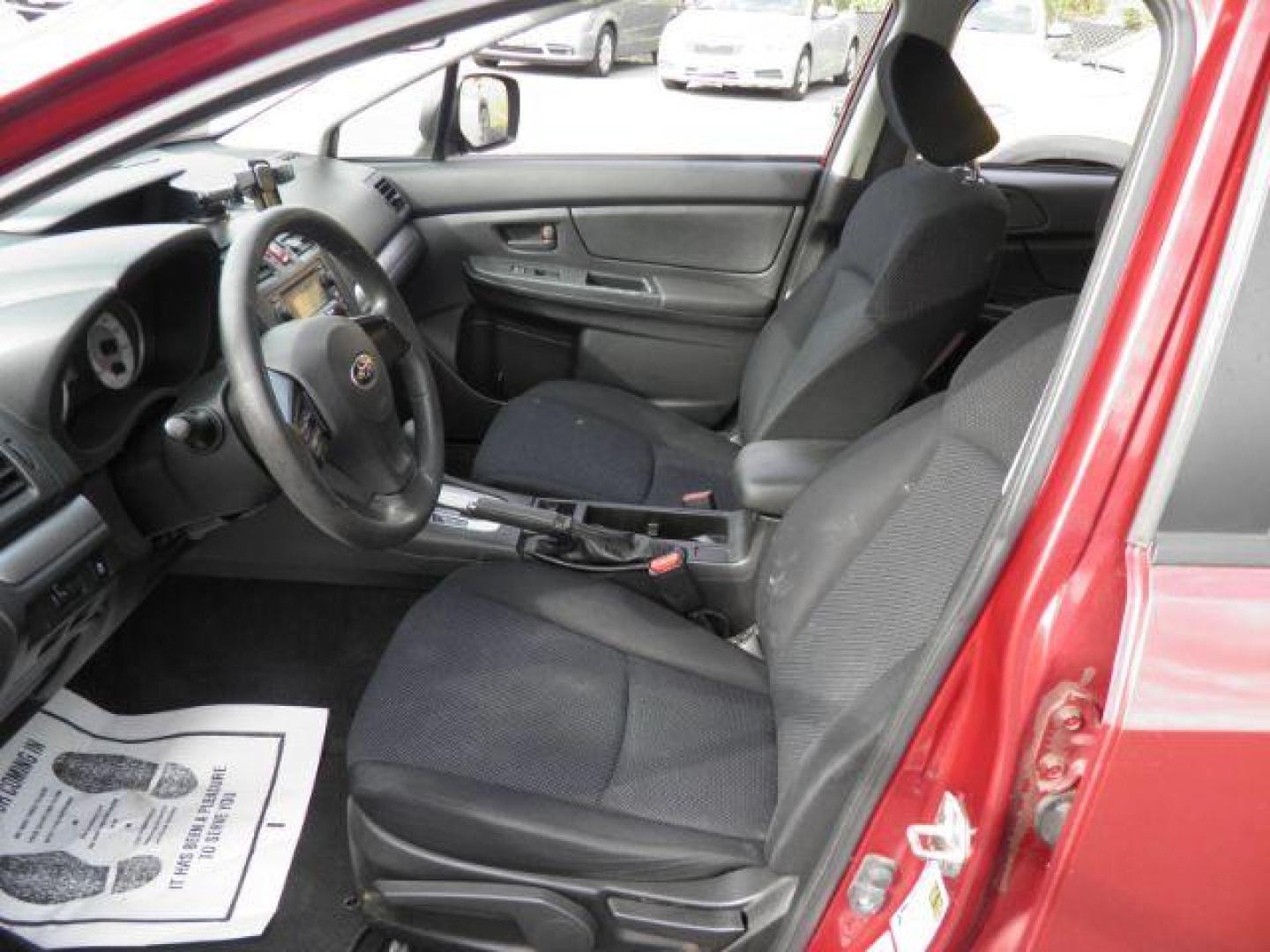 2013 Red Subaru Impreza 2.0i (JF1GPAA61DH) with an 2.0L H4 engine, AT transmission, located at 15520 McMullen Hwy SW, Belair, MD, 21502, (301) 729-3700, 39.581375, -78.846451 - Photo#1