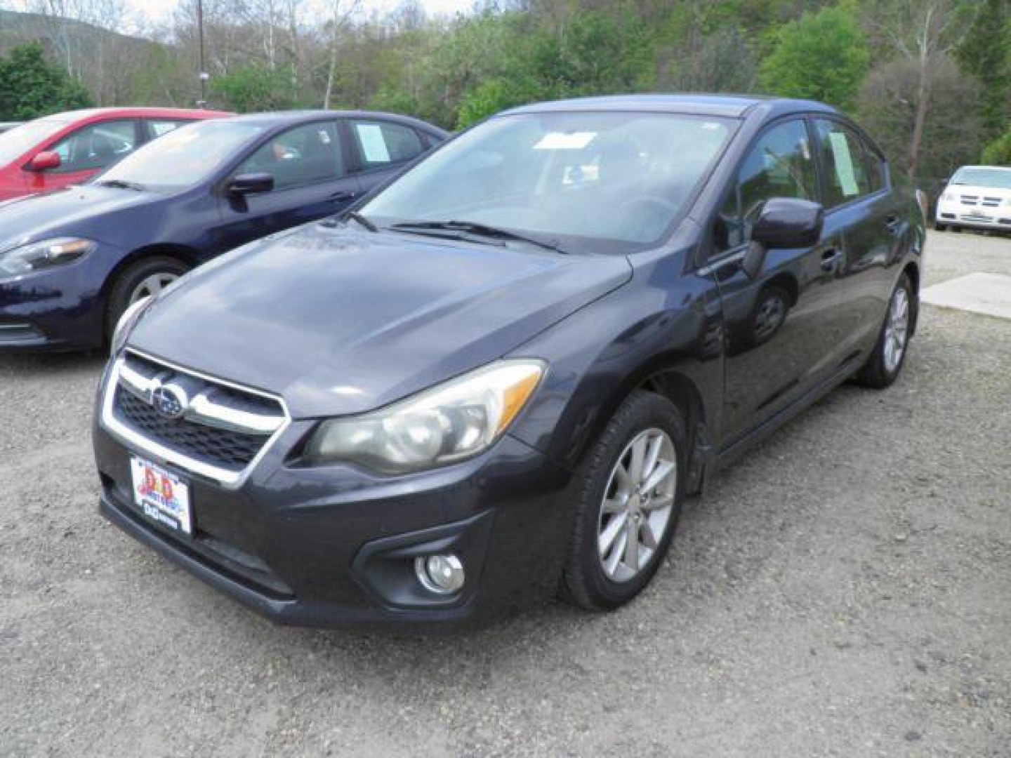 2013 GRAY Subaru Impreza 2.0i Premium (JF1GJAC6XDH) with an 2.4L L4 engine, CVT transmission, located at 19521 New George's Creek Rd SW, Barton, MD, 21521, (301) 463-2404, 39.524323, -79.017906- Photo#0