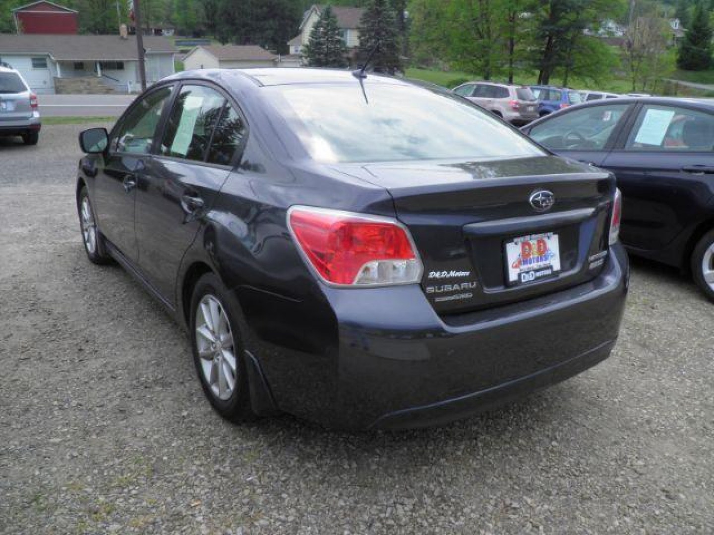 2013 GRAY Subaru Impreza 2.0i Premium (JF1GJAC6XDH) with an 2.4L L4 engine, CVT transmission, located at 19521 New George's Creek Rd SW, Barton, MD, 21521, (301) 463-2404, 39.524323, -79.017906- Photo#4