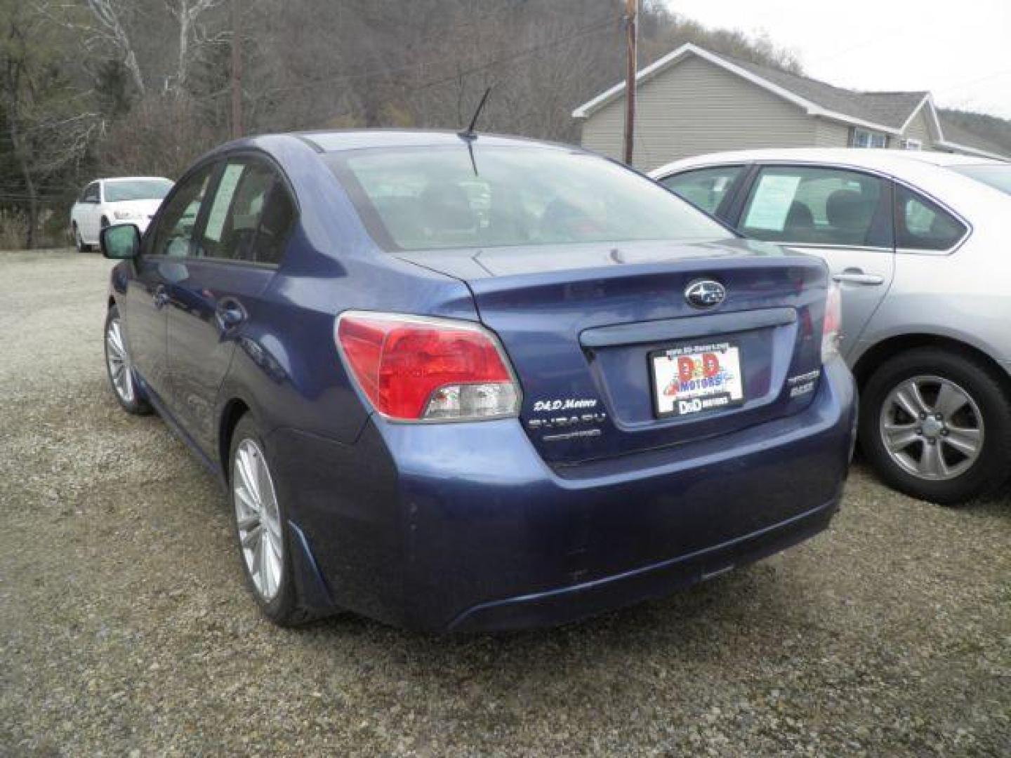 2013 BLUE Subaru Impreza Premium Plus 4-Door+S/R (JF1GJAD61DH) with an 2.0L L4 engine, CVT transmission, located at 19521 New George's Creek Rd SW, Barton, MD, 21521, (301) 463-2404, 39.524323, -79.017906 - Photo#4