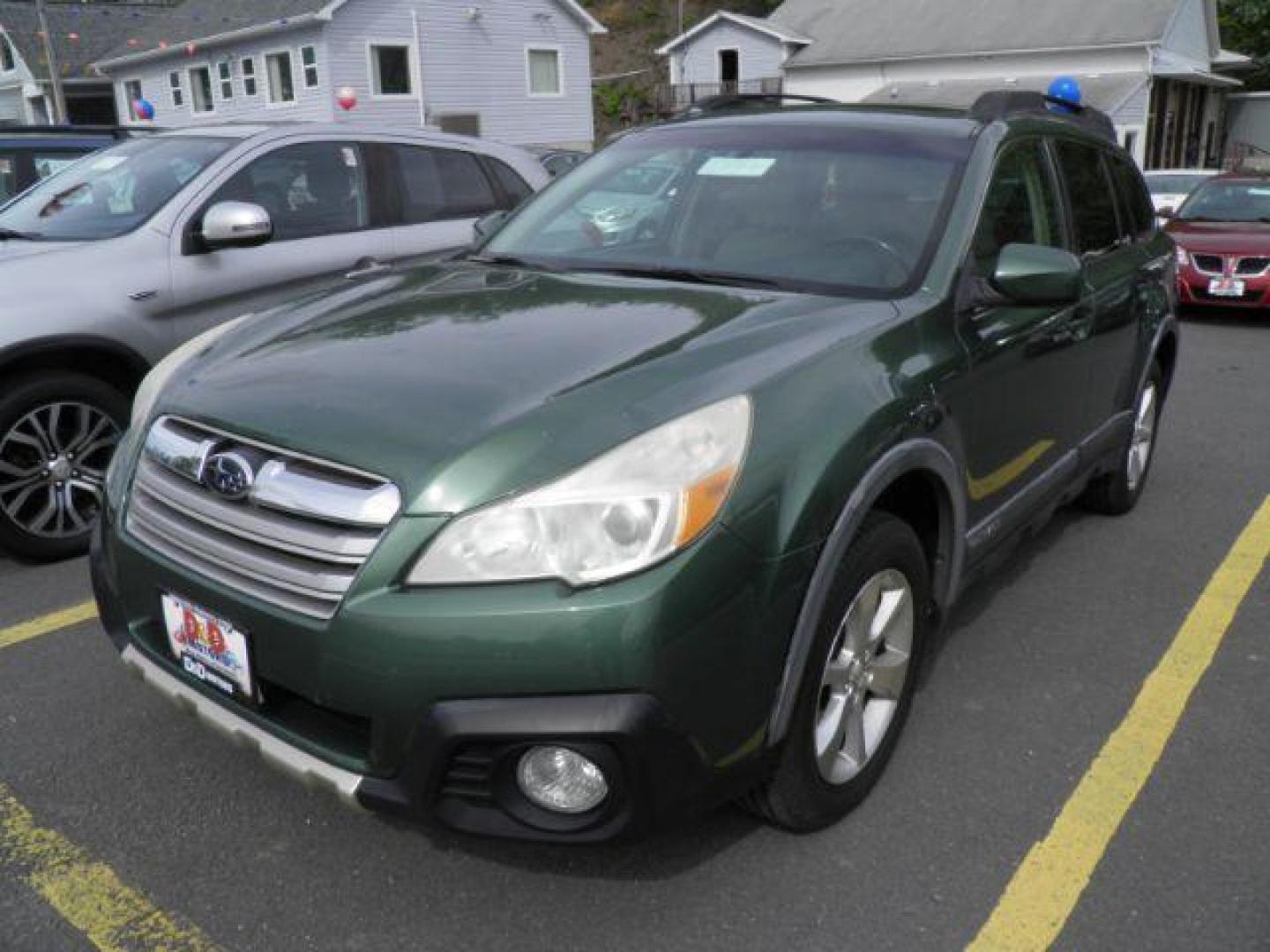 2013 GREEN Subaru Outback 2.5i Limited (4S4BRBKC4D3) with an 2.5 L4 engine, AT transmission, located at 15520 McMullen Hwy SW, Belair, MD, 21502, (301) 729-3700, 39.581375, -78.846451 - Photo#0