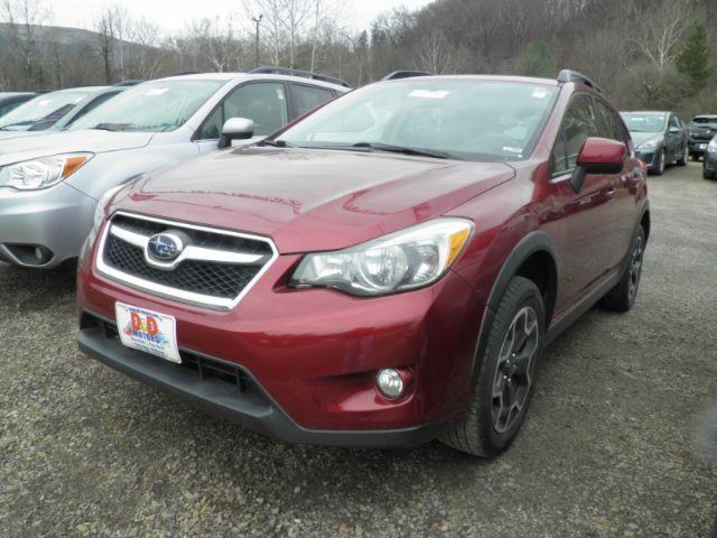 2013 RED Subaru XV Crosstrek 2.0i Premium (JF2GPACC8D2) with an 2.4L L4 engine, CVT transmission, located at 19521 New George's Creek Rd SW, Barton, MD, 21521, (301) 463-2404, 39.524323, -79.017906 - Photo#0