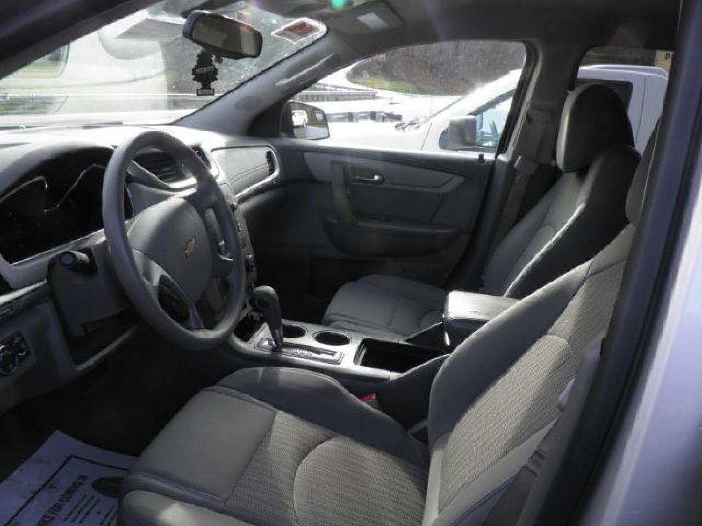 2014 SILVER Chevrolet Traverse LS FWD w/PDC (1GNKRFED4EJ) with an 3.6L V6 DOHC 24V engine, AT transmission, located at 15520 McMullen Hwy SW, Belair, MD, 21502, (301) 729-3700, 39.581375, -78.846451 - Photo#1
