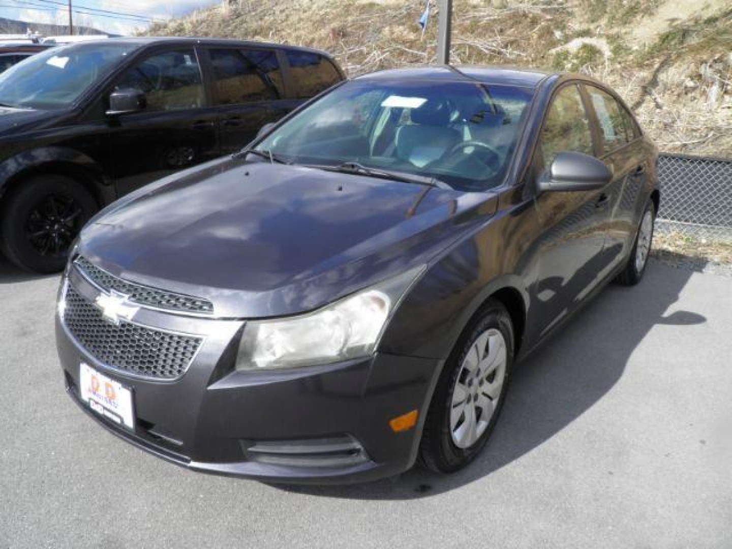 2014 Gray Chevrolet Cruze LS Auto (1G1PA5SG9E7) with an 1.8L I4 engine, AT transmission, located at 15520 McMullen Hwy SW, Belair, MD, 21502, (301) 729-3700, 39.581375, -78.846451 - Photo#0