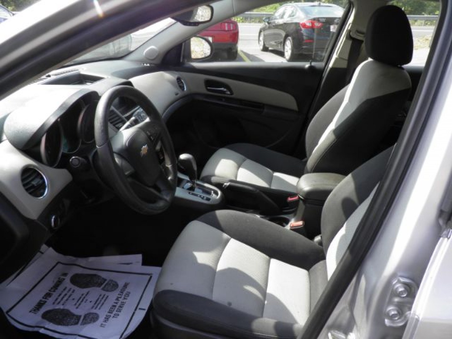 2014 Silver Chevrolet Cruze LS Auto (1G1PA5SH3E7) with an 1.8L I4 engine, AT transmission, located at 15520 McMullen Hwy SW, Belair, MD, 21502, (301) 729-3700, 39.581375, -78.846451- Photo#1