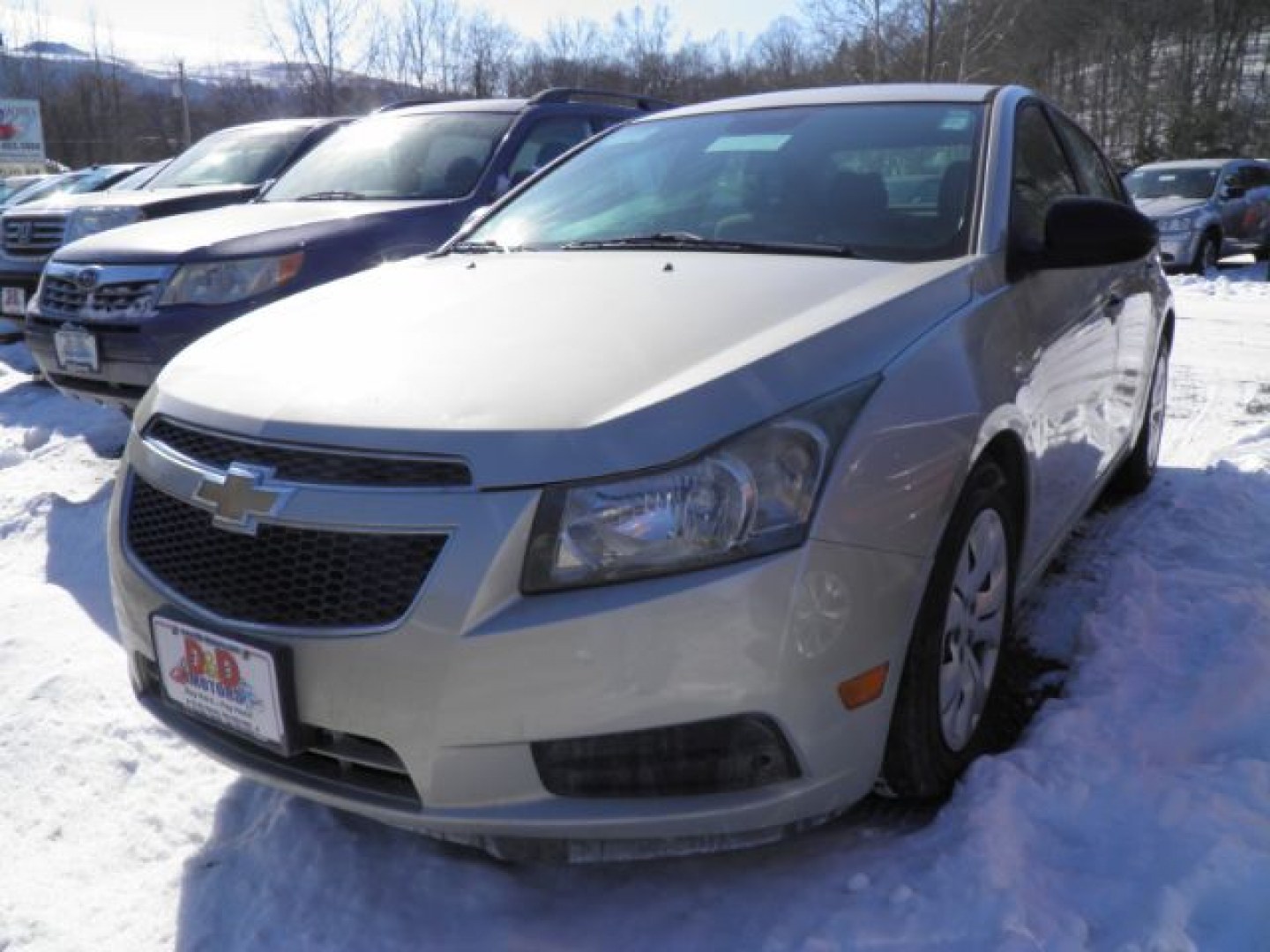 2014 Gold Chevrolet Cruze LS Auto (1G1PA5SG3E7) with an 1.8L I4 engine, AT transmission, located at 19521 New George's Creek Rd SW, Barton, MD, 21521, (301) 463-2404, 39.524323, -79.017906- Photo#0