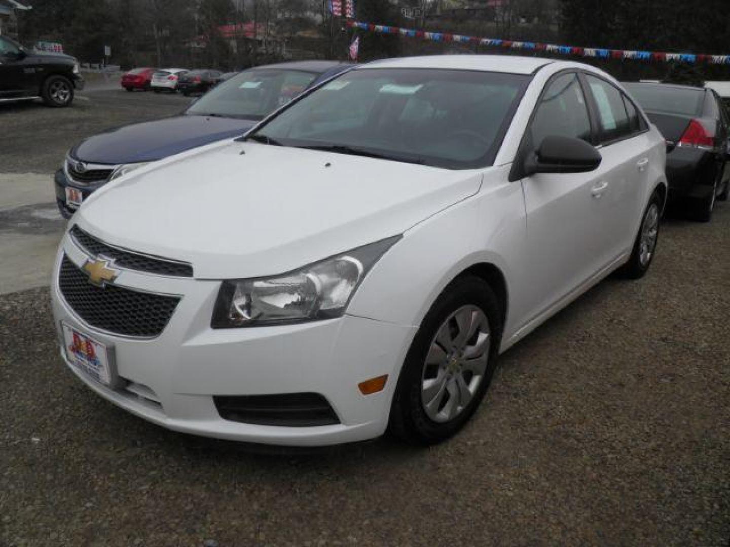2014 White Chevrolet Cruze LS Auto (1G1PA5SH5E7) with an 1.8L I4 engine, AT transmission, located at 19521 New George's Creek Rd SW, Barton, MD, 21521, (301) 463-2404, 39.524323, -79.017906 - Photo#0