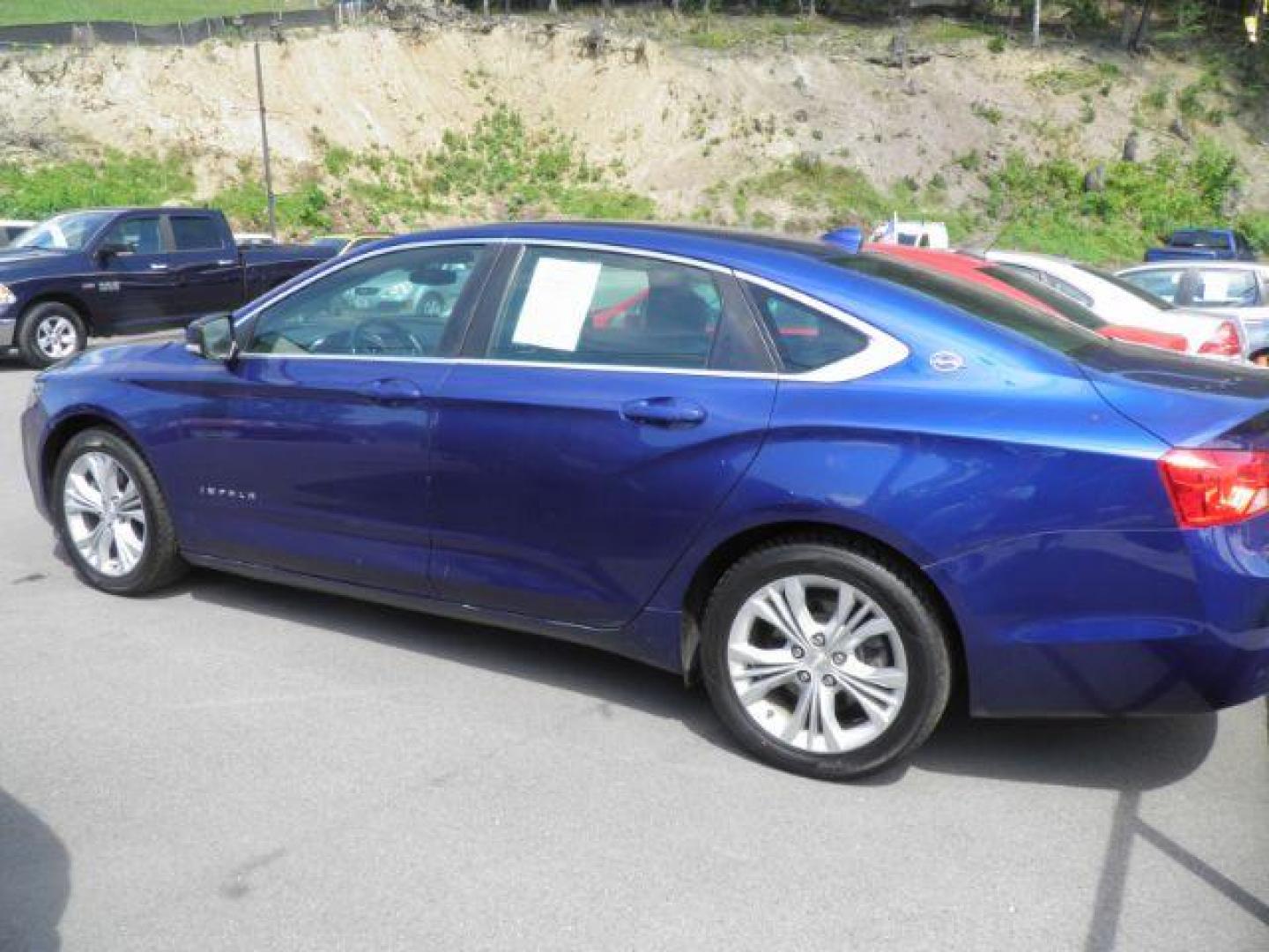 2014 Blue Chevrolet Impala LS (1G1115SL8EU) with an 2.5L I4 engine, AT transmission, located at 15520 McMullen Hwy SW, Belair, MD, 21502, (301) 729-3700, 39.581375, -78.846451 - Photo#4