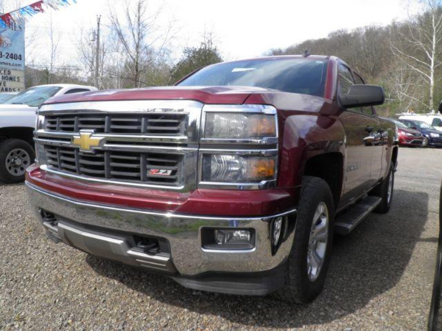 2014 RED Chevrolet Silverado 1500 2LT (1GCVKREC9EZ) with an 5.3L V8 engine, located at 15520 McMullen Hwy SW, Belair, MD, 21502, (301) 729-3700, 39.581375, -78.846451 - Photo#0