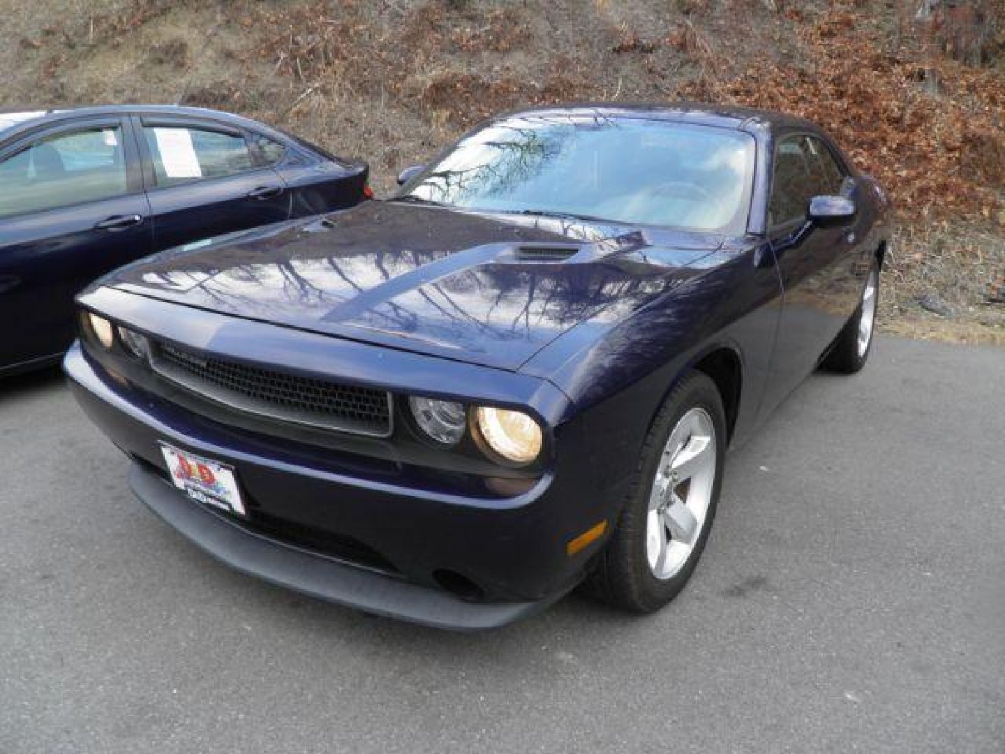 2014 Blue Dodge Challenger SXT (2C3CDYAG3EH) with an 3.6L V6 engine, AT transmission, located at 19521 New George's Creek Rd SW, Barton, MD, 21521, (301) 463-2404, 39.524323, -79.017906 - Photo#0