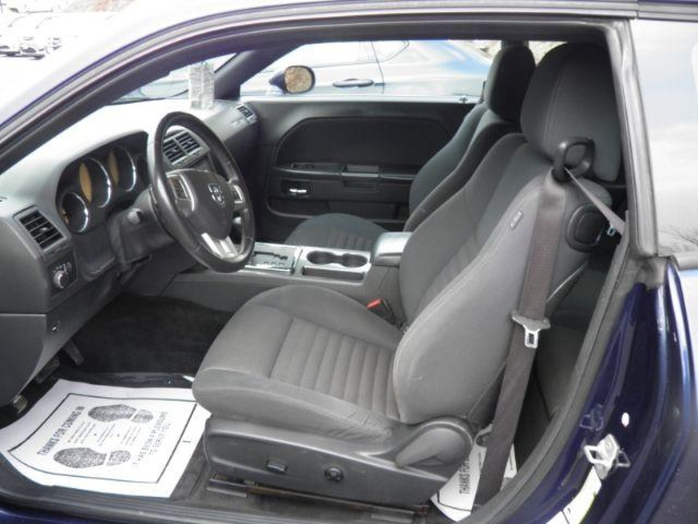 2014 Blue Dodge Challenger SXT (2C3CDYAG3EH) with an 3.6L V6 engine, AT transmission, located at 19521 New George's Creek Rd SW, Barton, MD, 21521, (301) 463-2404, 39.524323, -79.017906 - Photo#1