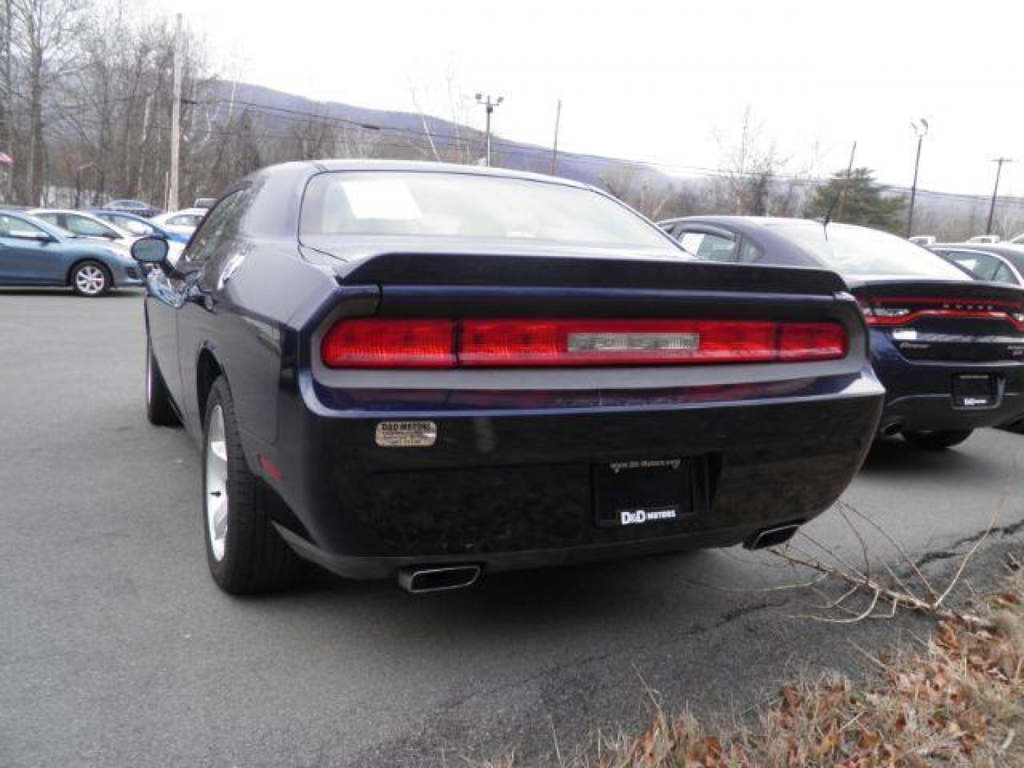 2014 Blue Dodge Challenger SXT (2C3CDYAG3EH) with an 3.6L V6 engine, AT transmission, located at 19521 New George's Creek Rd SW, Barton, MD, 21521, (301) 463-2404, 39.524323, -79.017906 - Photo#4