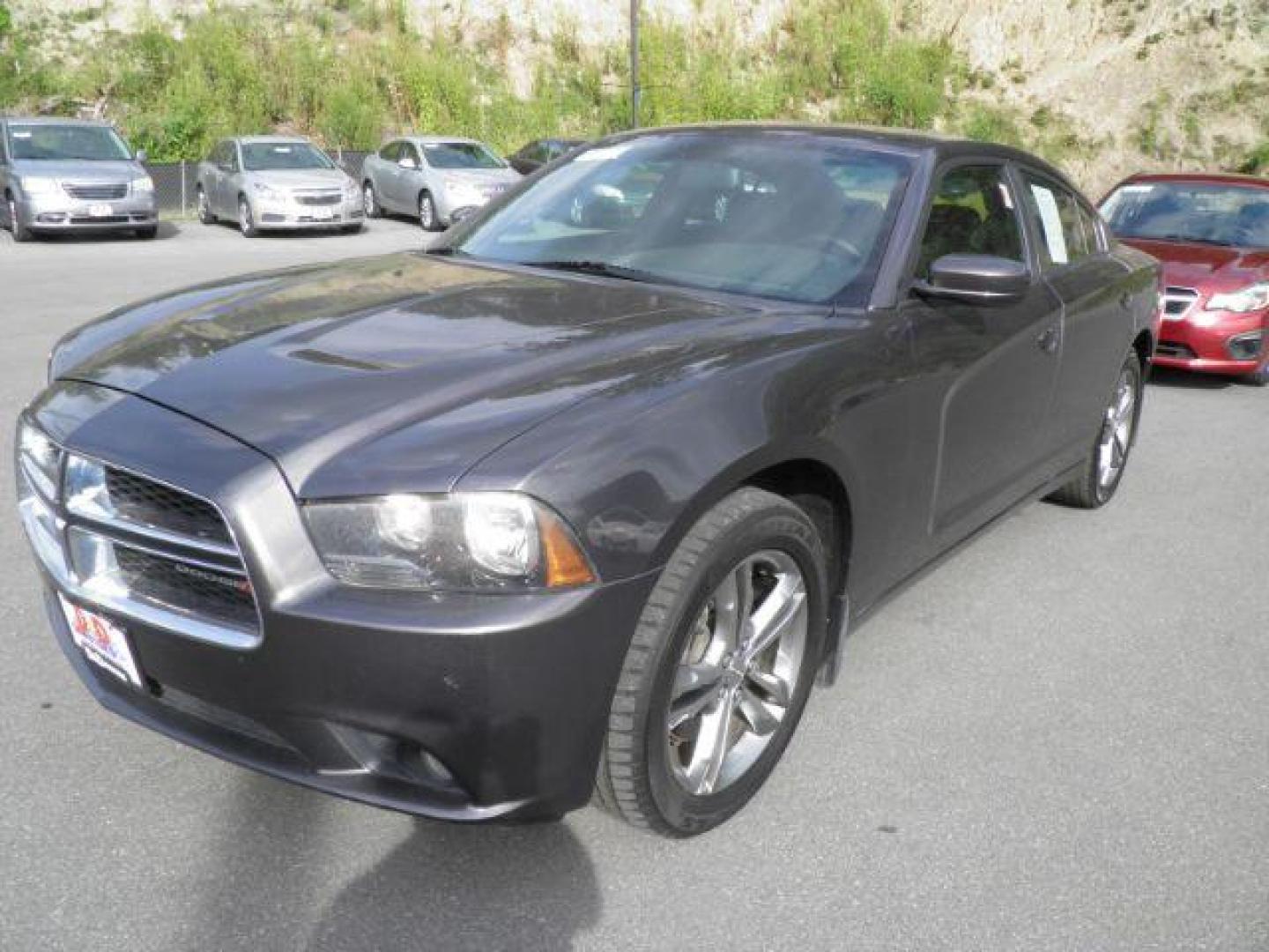 2014 Gray Dodge Charger SXT Plus (2C3CDXJG2EH) with an 3.6L V6 engine, AT transmission, located at 15520 McMullen Hwy SW, Belair, MD, 21502, (301) 729-3700, 39.581375, -78.846451 - Photo#0
