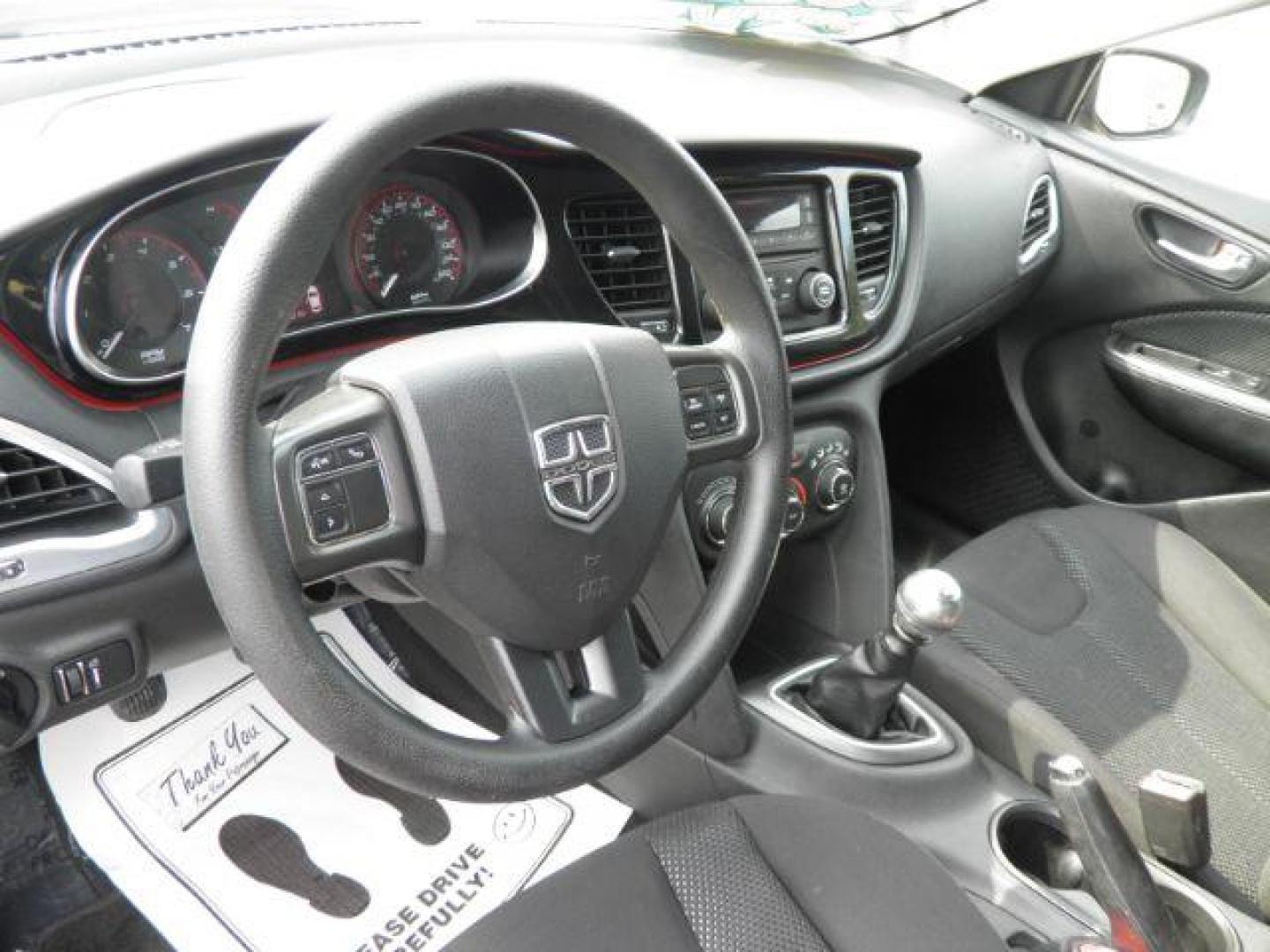 2014 Black Dodge Dart SE (1C3CDFAA0ED) with an 2.4L I4 engine, MAN transmission, located at 15520 McMullen Hwy SW, Belair, MD, 21502, (301) 729-3700, 39.581375, -78.846451 - Photo#2