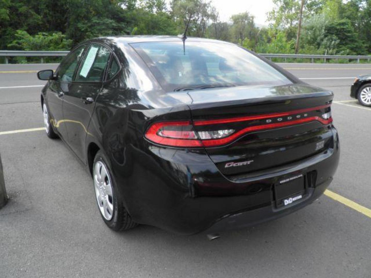 2014 Black Dodge Dart SE (1C3CDFAA0ED) with an 2.4L I4 engine, MAN transmission, located at 15520 McMullen Hwy SW, Belair, MD, 21502, (301) 729-3700, 39.581375, -78.846451 - Photo#4