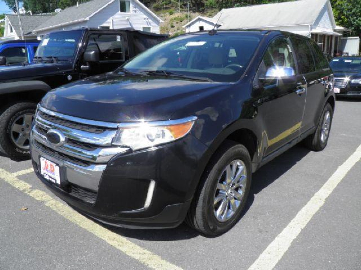 2014 BLACK Ford Edge SEL AWD (2FMDK4JC9EB) with an 3.5L V6 engine, AT transmission, located at 15520 McMullen Hwy SW, Belair, MD, 21502, (301) 729-3700, 39.581375, -78.846451- Photo#0