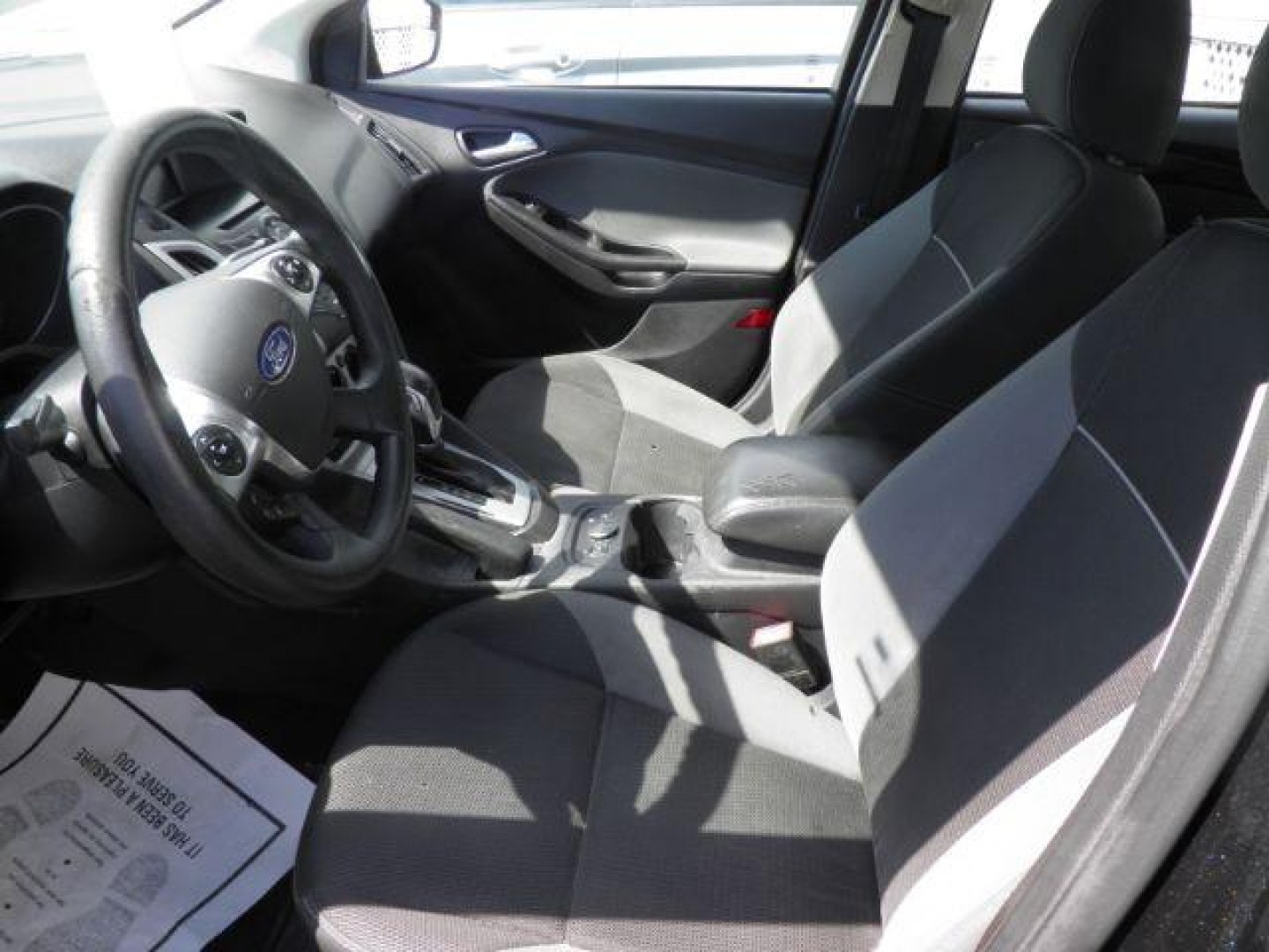 2014 BLACK Ford Focus SE Sedan (1FADP3F21EL) with an 2.0L L4 engine, AT transmission, located at 15520 McMullen Hwy SW, Belair, MD, 21502, (301) 729-3700, 39.581375, -78.846451- Photo#1
