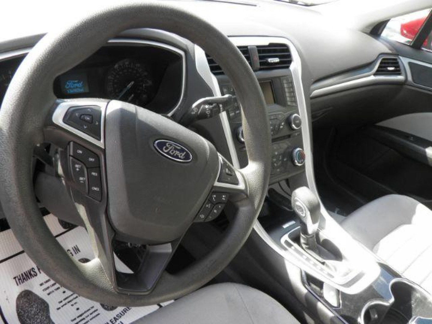 2014 RED Ford Fusion S (3FA6P0G75ER) with an 2.5 L4 engine, AT transmission, located at 15520 McMullen Hwy SW, Belair, MD, 21502, (301) 729-3700, 39.581375, -78.846451- Photo#2